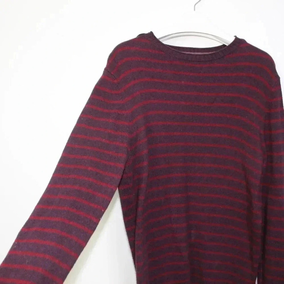 Ted Baker London wool blend oversized striped pullover sweater 6 - Picture 7 of 10